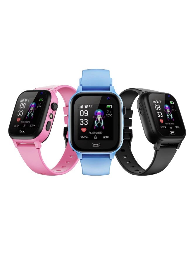 Kids Smart Watch with GPS & 4G – USB Rechargeable Fitness Tracker, Photo Camera, Educational Games, Flashlight, Voice Recorder, Pedometer & Alarm Clock for Boys & Girls - Image 1