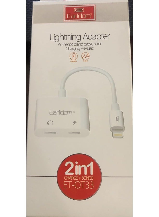 ELTRAZONE ET-OT33 2-In-1 Audio Adapter Audio Splitter Support Charging, Music, Call, Volume Control (Plug & Play) - Image 3