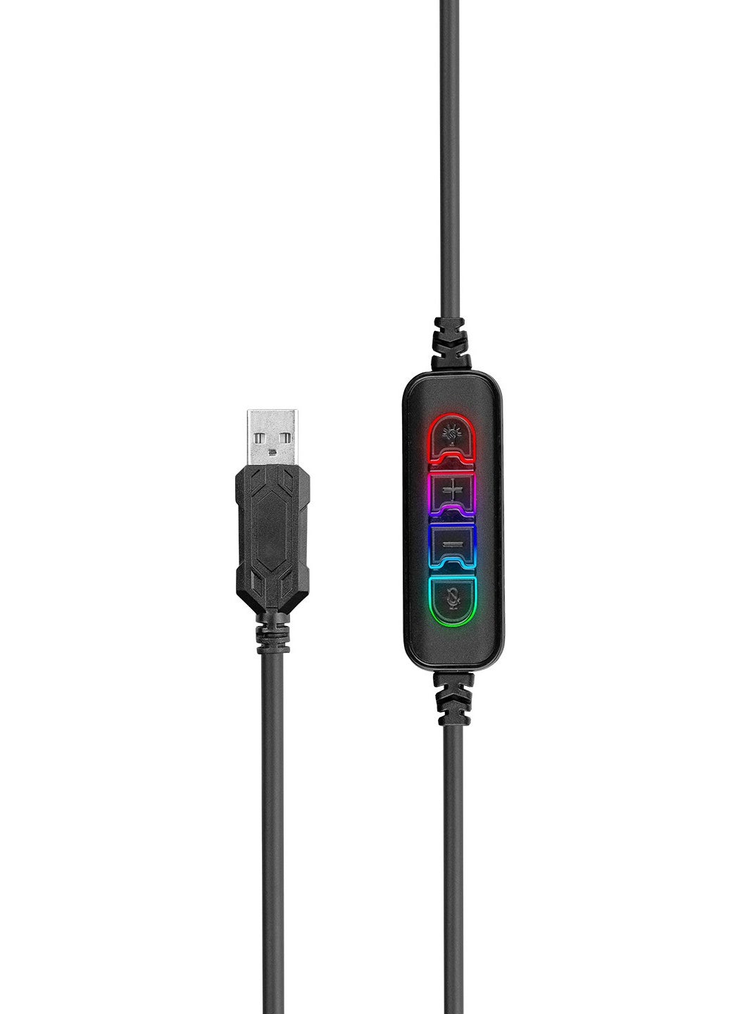 Rampage - Phantom X1 USB 7.1 RGB LED Gaming Headset with Microphone - Image 1