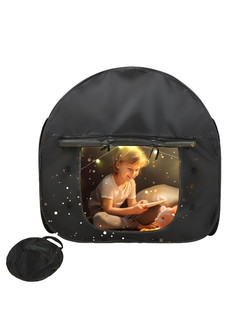 XiuWoo Sensory Play Tent Sensory Den, Portable Blackout Pop-Up Sensory Tent Designed for Autism And Sensory Processing Disorder, Promoting Relaxation And Focus, Comes with a Travel Bag  - Image 1