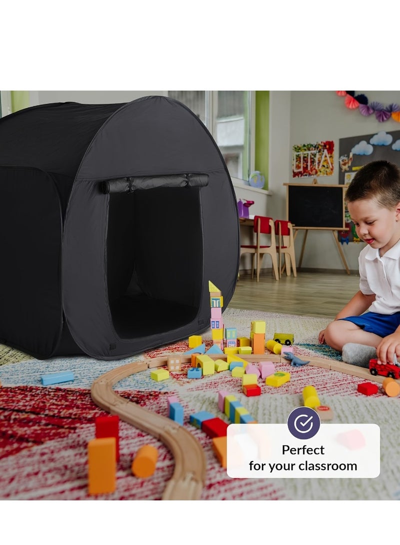 XiuWoo Sensory Play Tent Sensory Den, Portable Blackout Pop-Up Sensory Tent Designed for Autism And Sensory Processing Disorder, Promoting Relaxation And Focus, Comes with a Travel Bag  - Image 4