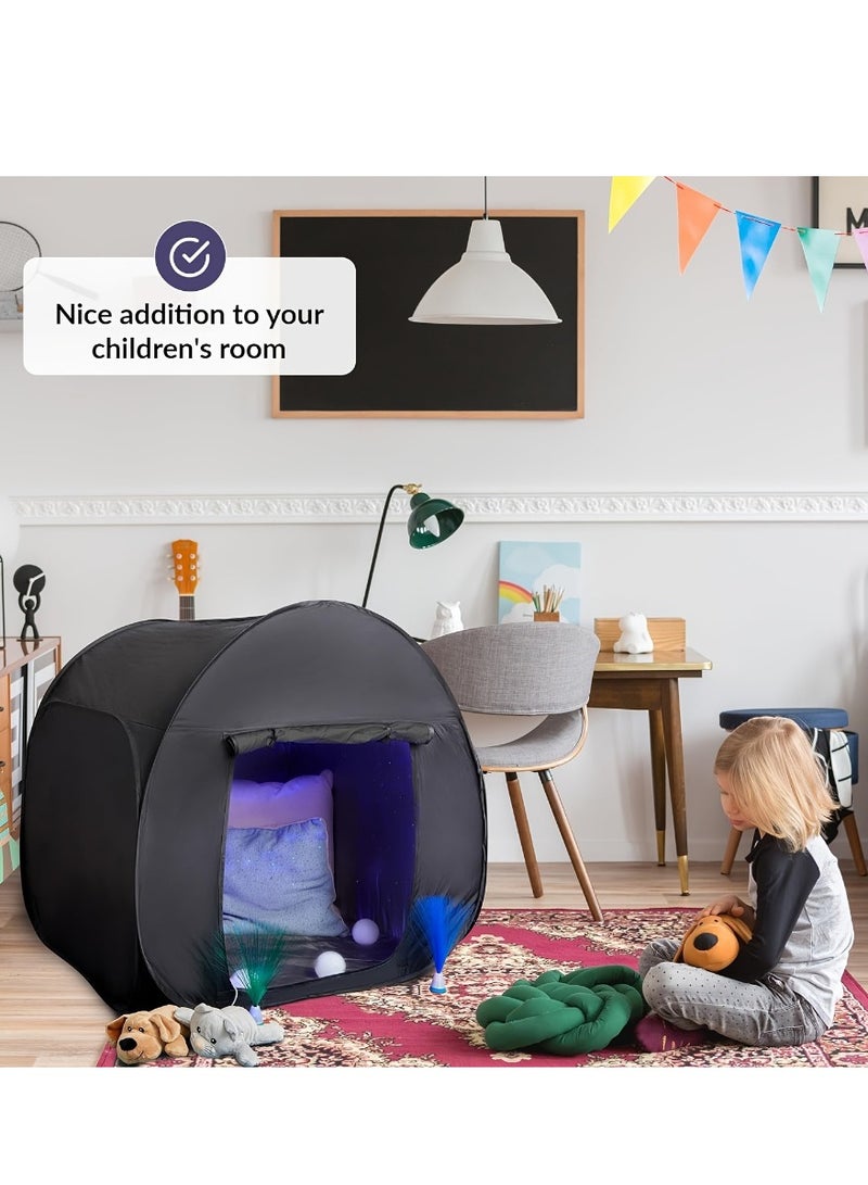 XiuWoo Sensory Play Tent Sensory Den, Portable Blackout Pop-Up Sensory Tent Designed for Autism And Sensory Processing Disorder, Promoting Relaxation And Focus, Comes with a Travel Bag  - Image 3