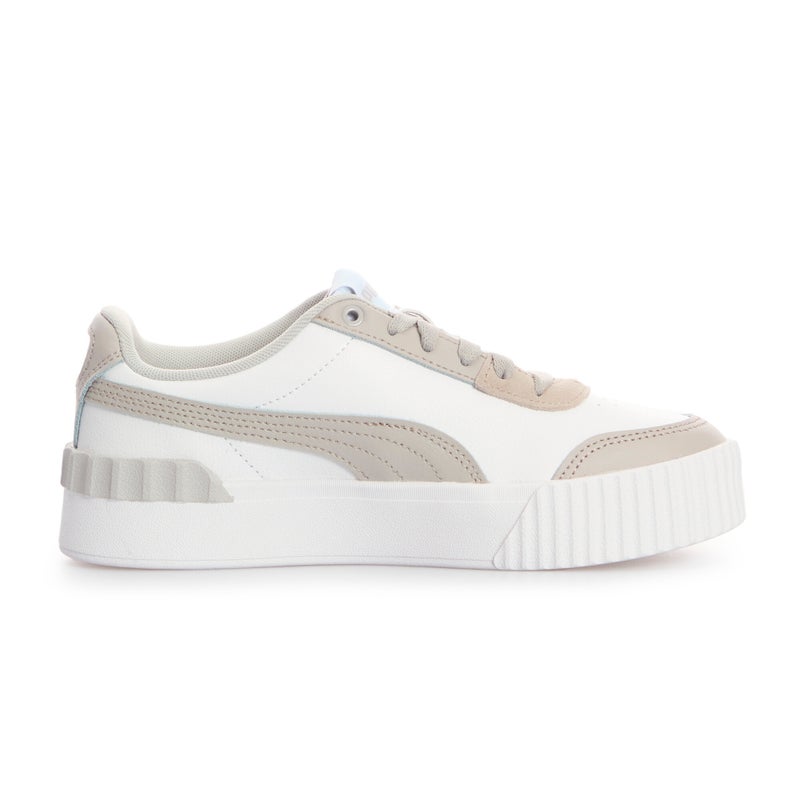 PUMA Carina Lift Womens White Beige Trainers - Image 5