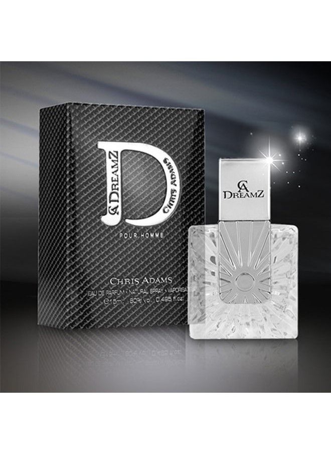 Chris Adams Dreamz Man Miniature Eau De Parfum 15 ML  - Image 3