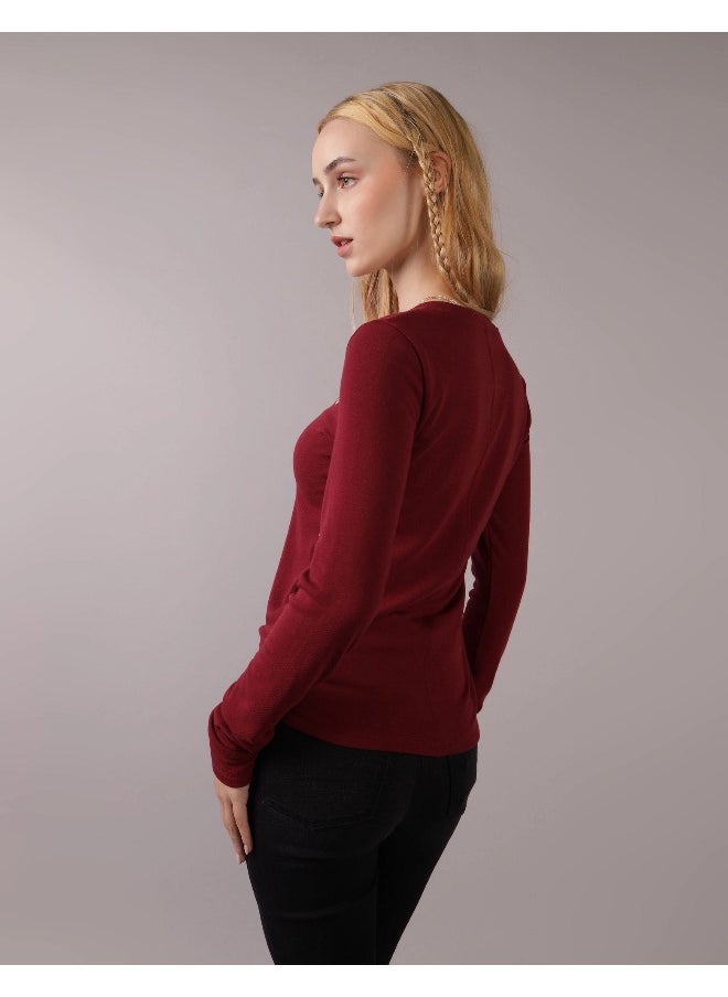 American Eagle - AE Long-Sleeve Long & Lean Logo Graphic Thermal T-Shirt - Image 1