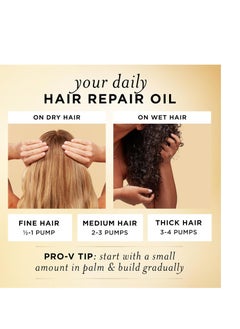 Pantene Pantene Miracle Rescue Regenerative Hair Oil, 2.0 FL OZ  - Image 4