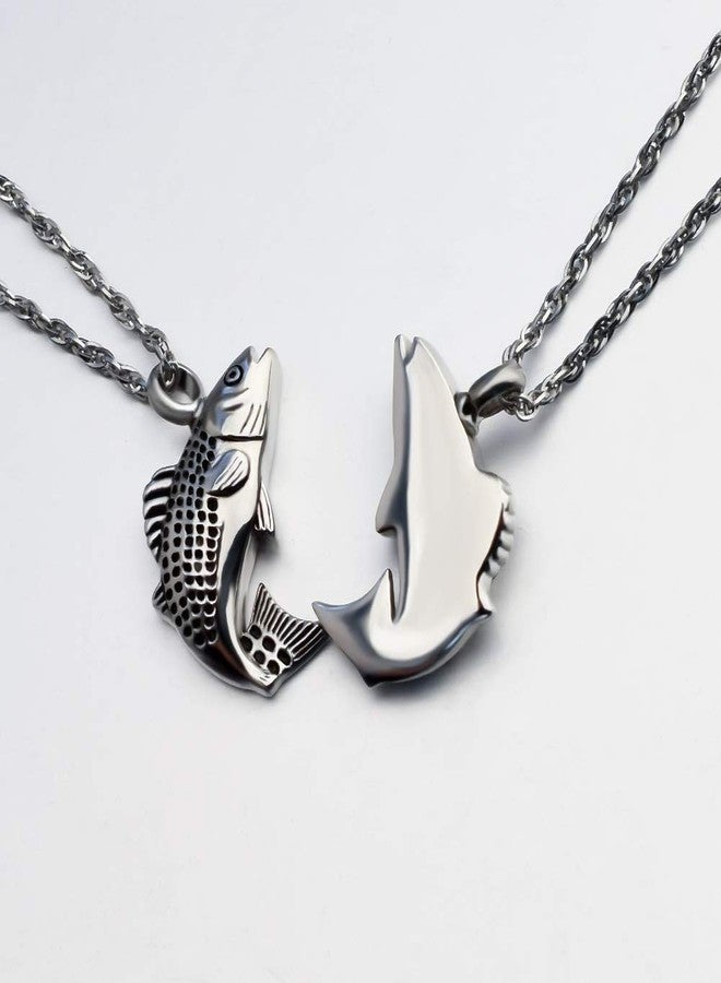 Dletay Fish Cremation Jewelry for Ashes Memorial Ashes Keepsake Necklace Urn Necklace Pendant - Image 4