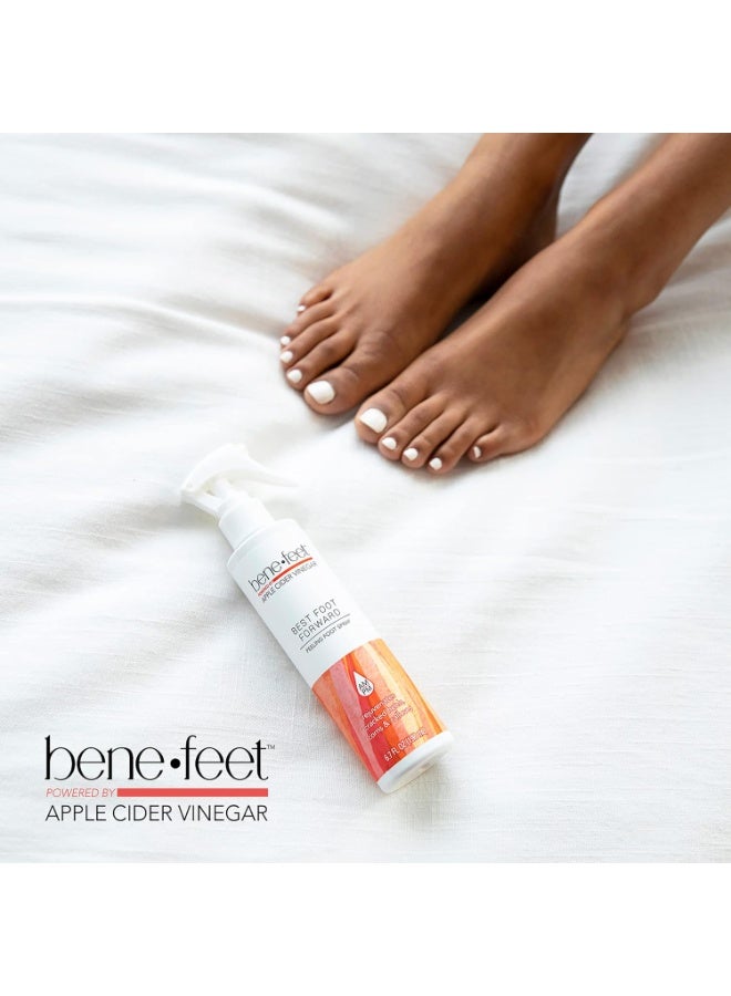 Benefeet Best Foot Forward Peeling Spray - May Help Rejuvenate + Smooth for Cracked Heels, Corns + Calluses Made w/Shea Butter, Apple Cider Vinegar + Tea Tree Oil, 6.7 oz (1 Pack) - Image 2