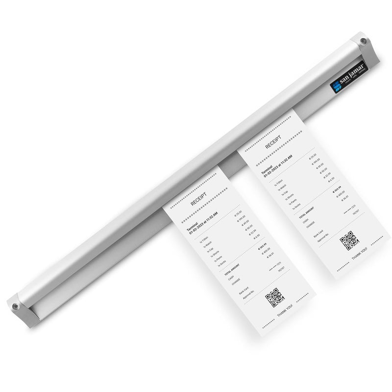San Jamar Check Rack with Mounting Screw Pack for Kitchens and Restaurants, Stainless Steel, 36 Inches, Silver - Image 2