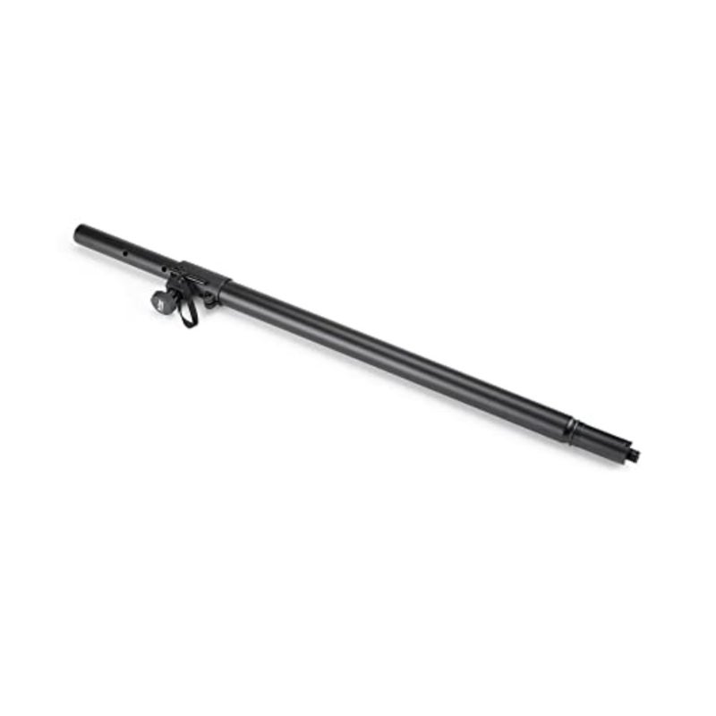 On-Stage SS7746 Subwoofer Pole with M20 Thread for Mounting a PA Speaker Above a Sub Cabinet, 1 3/8" Mount with Optional M20-Threaded Stem, 100 lb Capacity, Adjustable Height, Steel, Black - Image 1