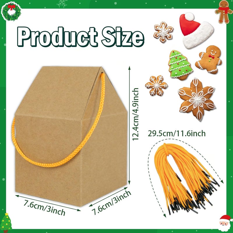 80UncleKimby 50Pcs Christmas Gingerbread House Kit - Image 3