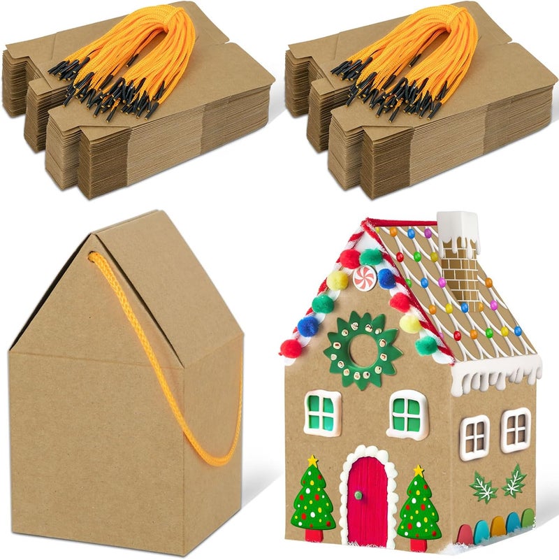 80UncleKimby 50Pcs Christmas Gingerbread House Kit - Image 1