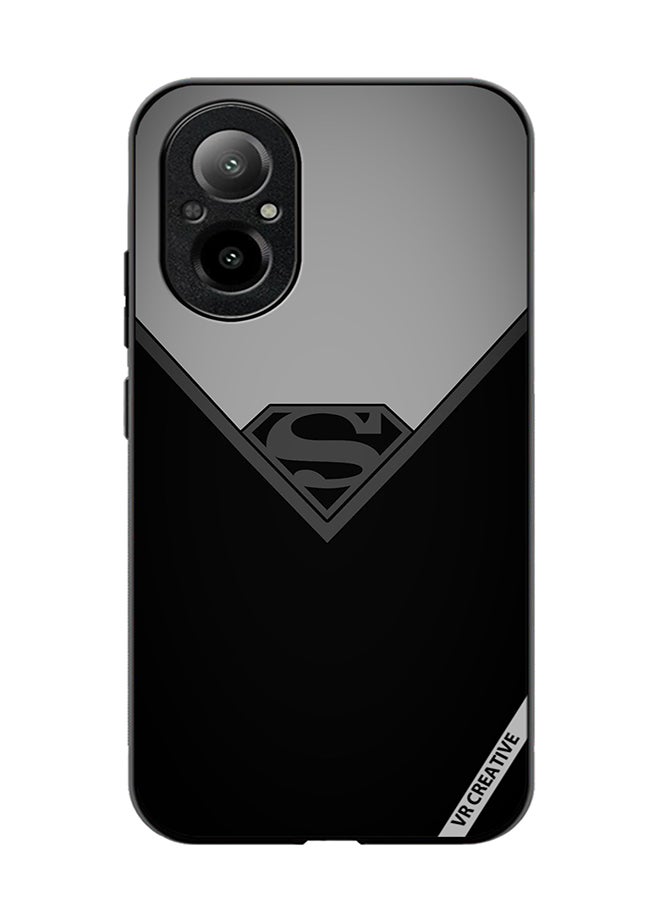 VR CREATIVE Protective Case Cover For Realme C67 4G Simple Superman Design Multicolour - Image 1