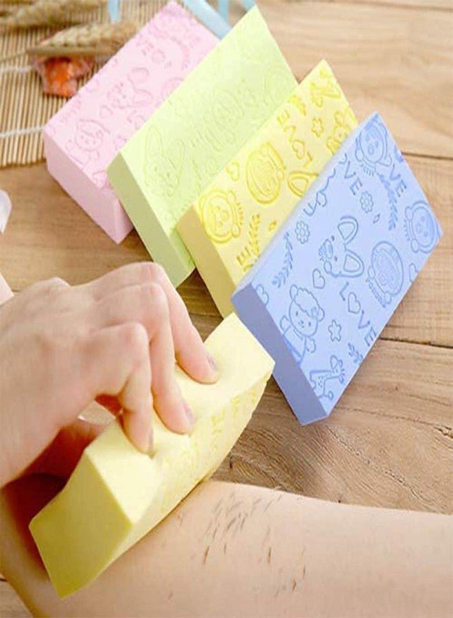 PAXCOO Bath Scrubber Sponge, Exfoliating Bath Sponge for Body Cleansing, Soft Shower Scrubber for Deep Cleaning, Dead Skin Remover For Body, Reusable Body Scrub for Men, Women & Kids - Image 1