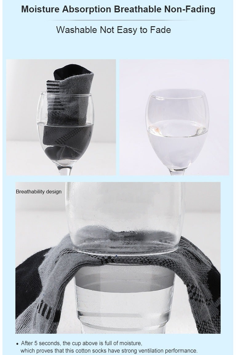 infino جوارب رياضية رجالية (5 عبوات) - قصة منخفضة ، ماصة للعرق ، مقاومة للرائحة ، راحة طوال الموسم - مثالية لأنماط الحياة النشطة ، الجري والملابس اليومية - مجموعة الجوارب المثالية للرجال - Image 4