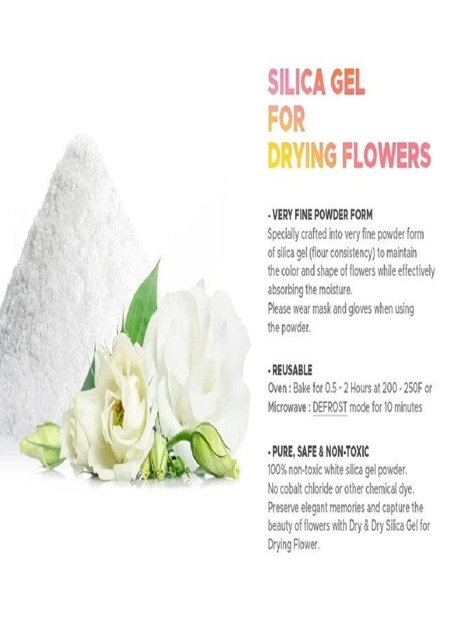 R H LIFESTYLE Silica Gel for Drying Flowers for Resin Art Flower Drying Silica Powder Moisture Absorber Silica Gel for Flower Preservation (250 Grams) - Image 2