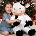 Cudhug 32 Large Cow Stuffed Animal Giant Soft Plush Fluffy Cow Toy Birthday Holiday Party Gifts for Kids Girls Boys - Image 4