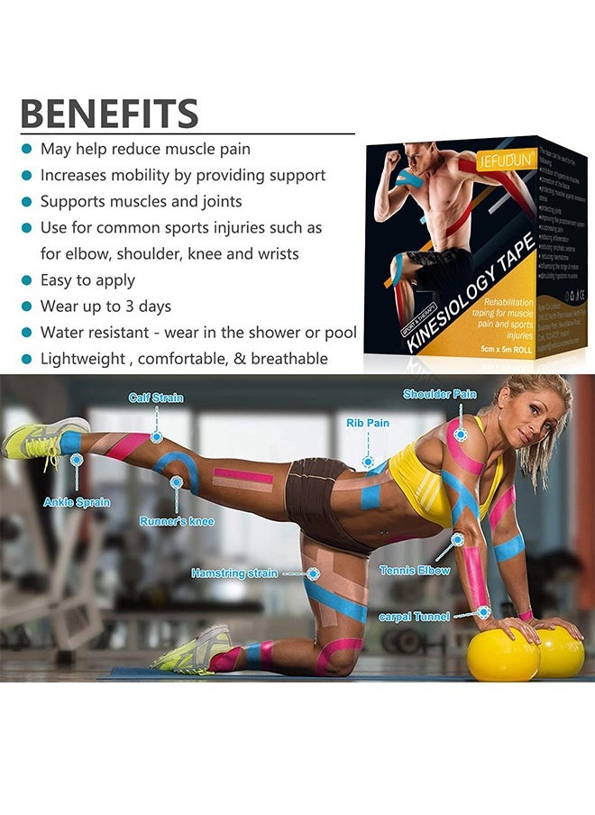 Muscle Tape Sports Therapy Tape Anti-Injury Muscle Tape 5Cm*5Cm