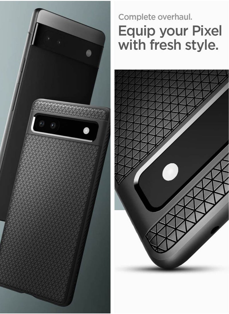Spigen Liquid Air for Google Pixel 6a Case Cover (2022) - Matte Black  - Image 3