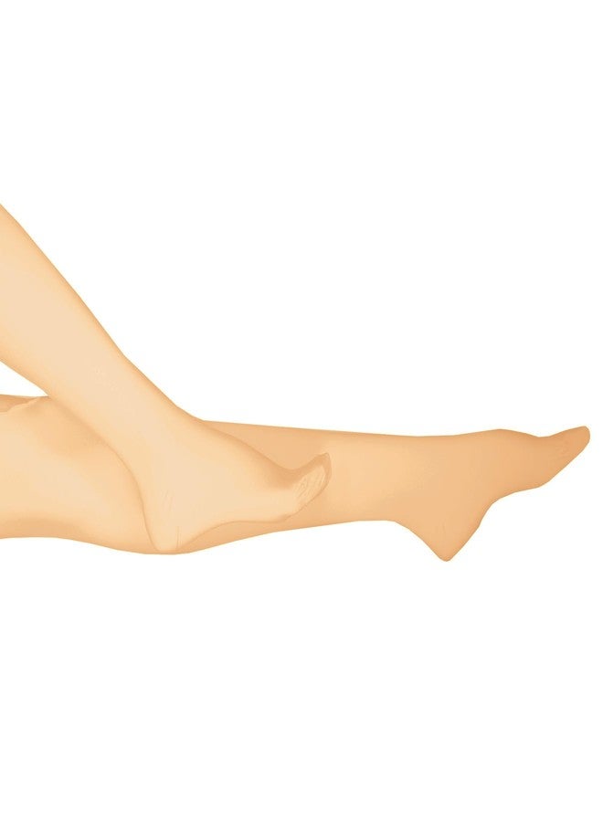 NuVein Surgical Stockings, 18 mmHg Recovery Support for Embolism Risk, Medical Unisex Fit, Thigh High, Closed Toe, Beige, Large - Image 3