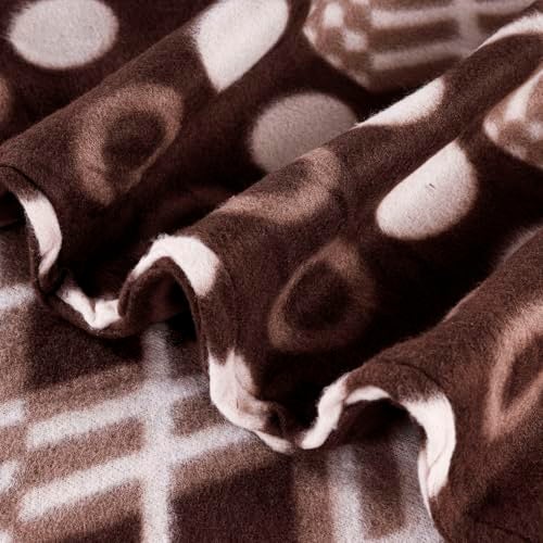 CHANDRAVATI Single Bed ||60x90||Fleece|| Quilt Cover/Duvet Cover/Rajai Cover/Blanket Cover for Winters (CC-Brown, 60x90) - Image 3