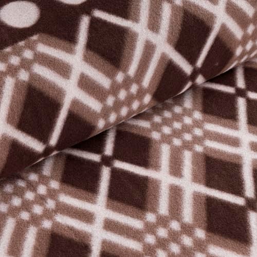 CHANDRAVATI Single Bed ||60x90||Fleece|| Quilt Cover/Duvet Cover/Rajai Cover/Blanket Cover for Winters (CC-Brown, 60x90) - Image 5