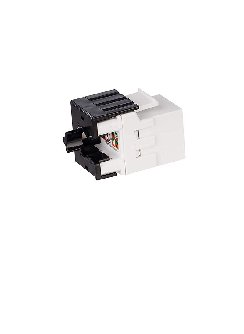 ماركة غير محددة البرتقالي ONKJ-UA003-BK Electric Cat 6A  مقبس كيستون غير محمي (أسود) - عبوة من 10  - Image 3