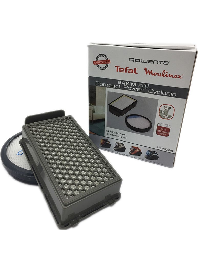 Rowenta - Ro 3786 Ta Compact Power Cyclonic Hepa Filter Set - Image 1