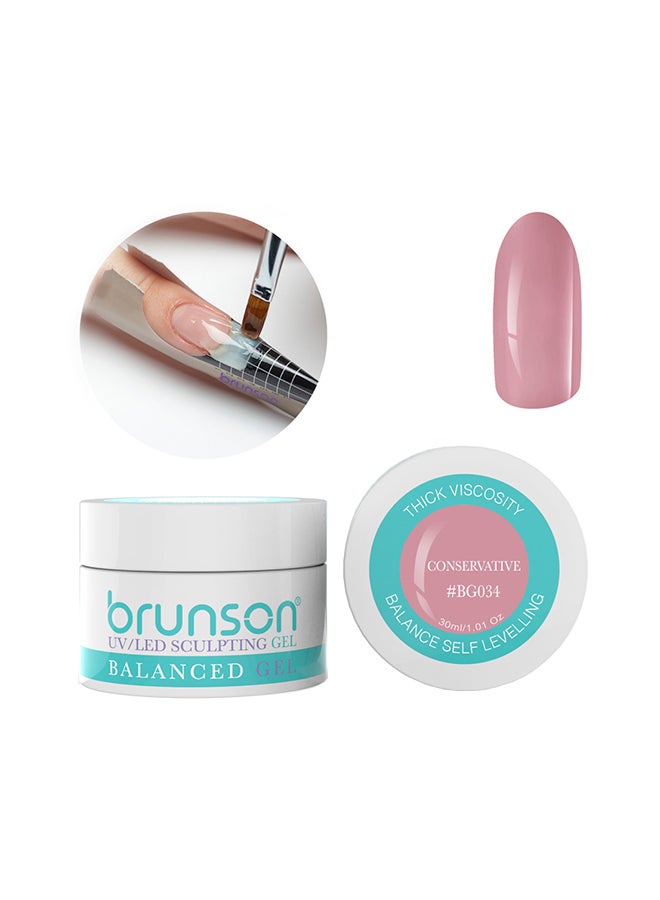 Sculpting Camouflage Uv Builder Gel Balanced Level Gel Uv Sculpting Nail Gel System 30Ml Conservative Bg034