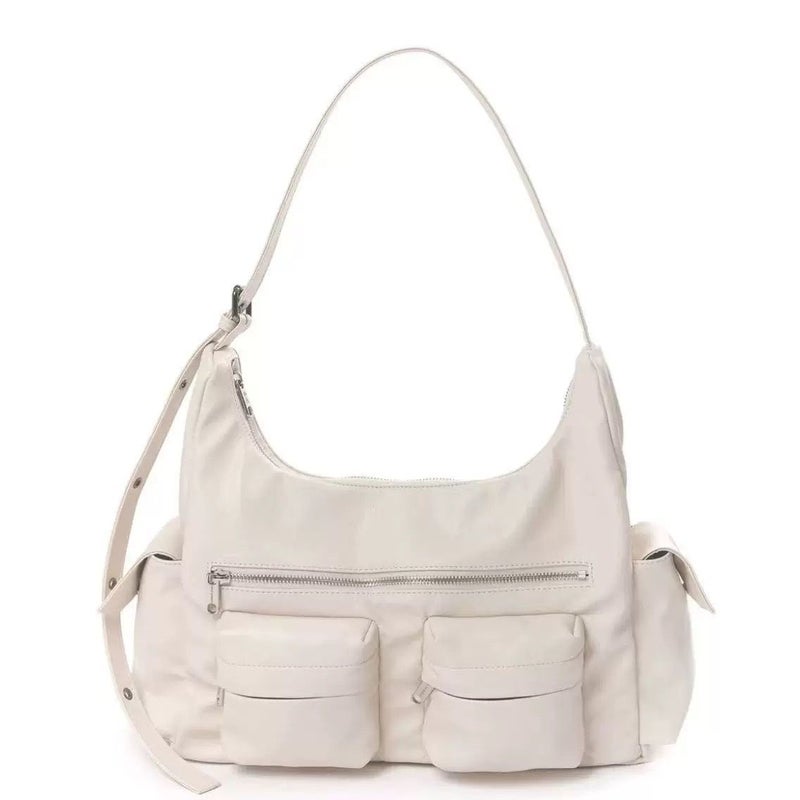 Samo Ondoh Korean Fashion Women''s Underarm Motorcycle Shoulder Bag Multi-Pocket Adjustable Crossbody Bag - Image 1