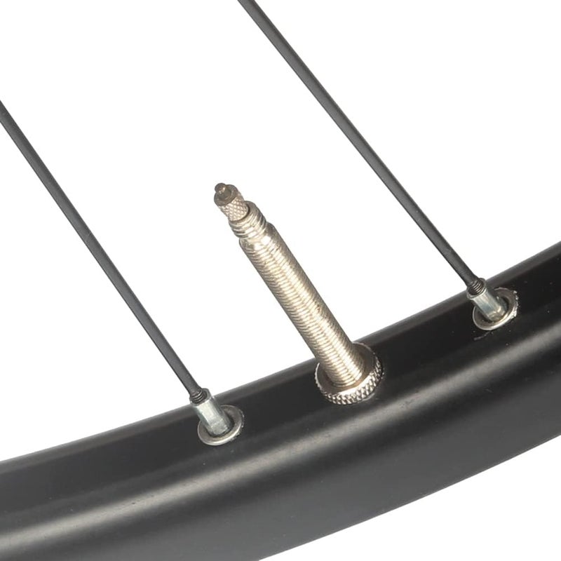 Senzeal 6pcs Presta Aluminum French Style Bicycle Air Tire Valve Caps Dust Covers Blue - Image 4