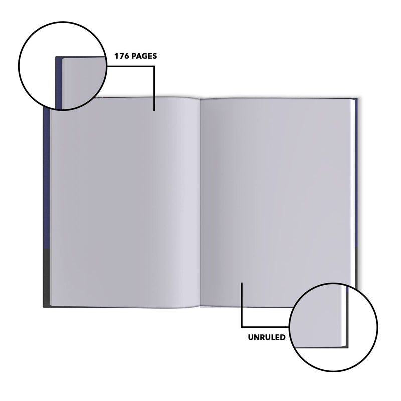 classmate Pulse A5 Notebook | Flexi-Bound Hard Cover Notebook | 176 Pages | 80GSM Natural Shade Paper | Unruled | 8 Special Pages Inside |Ideal for Personal and Professional Use - Image 5