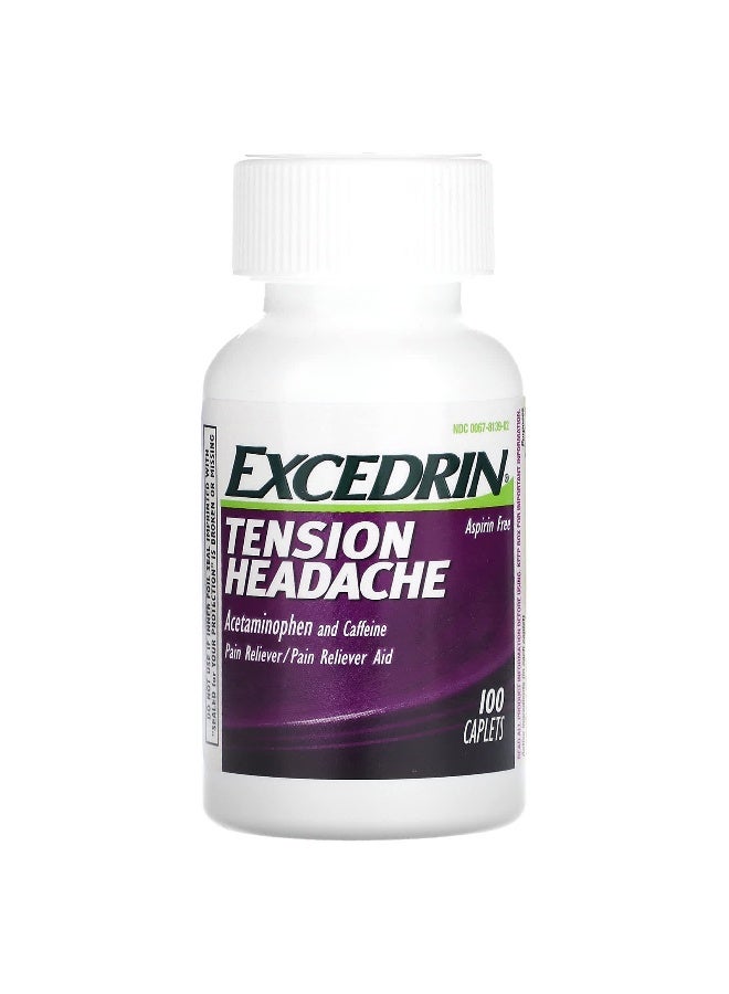 EXCEDRIN Excedrin, Tension Headache, 100 Caplets - Image 4