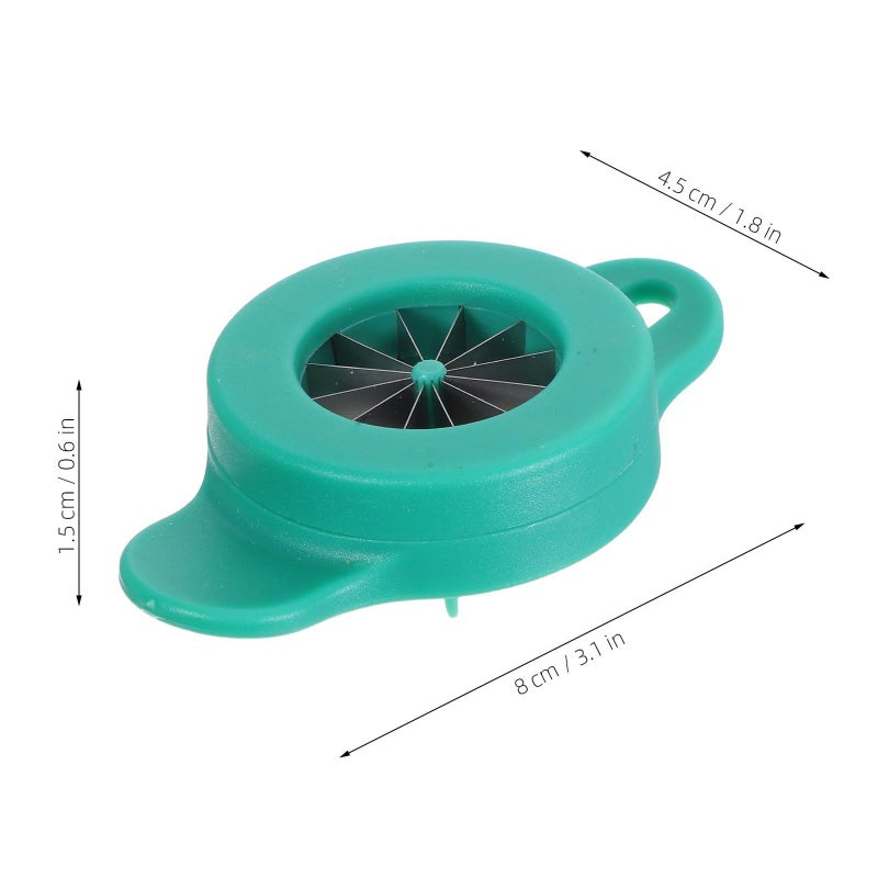 FOMIYES Practical Scallion Cutter Vegetable Shredder Kitchen Tool Handheld Onion Cutter For Salad Cooking Green - Image 3