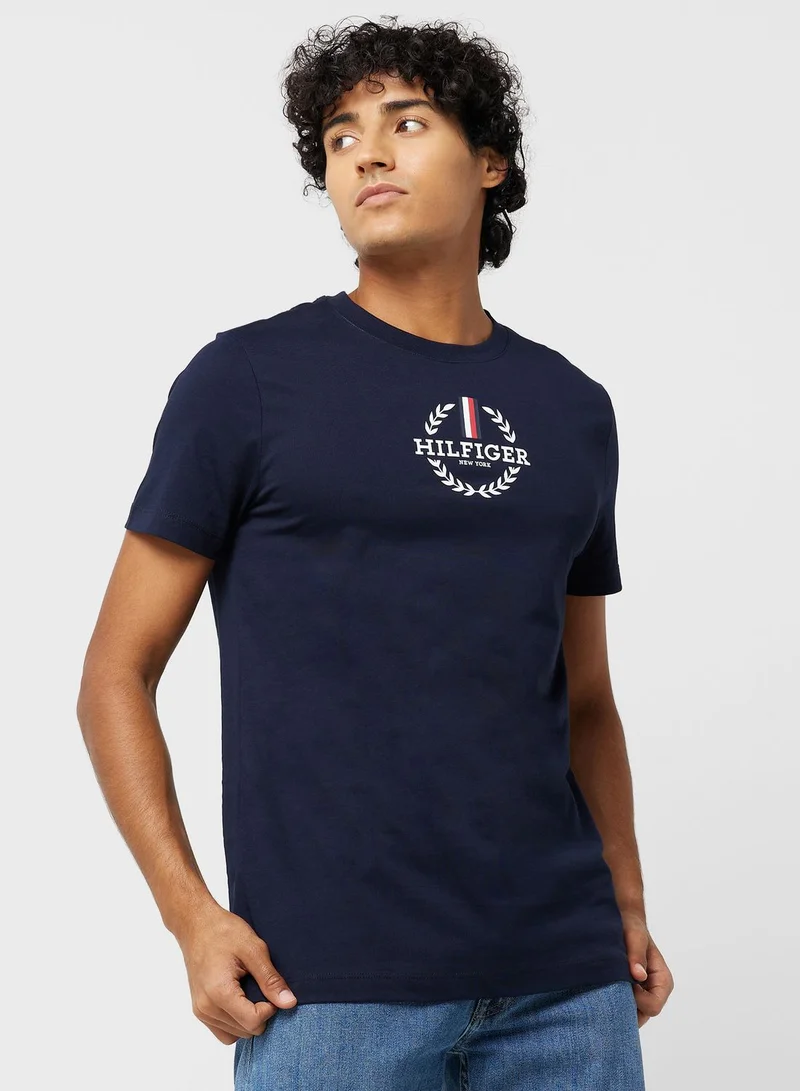 TOMMY HILFIGER Logo Crew Neck T-Shirt