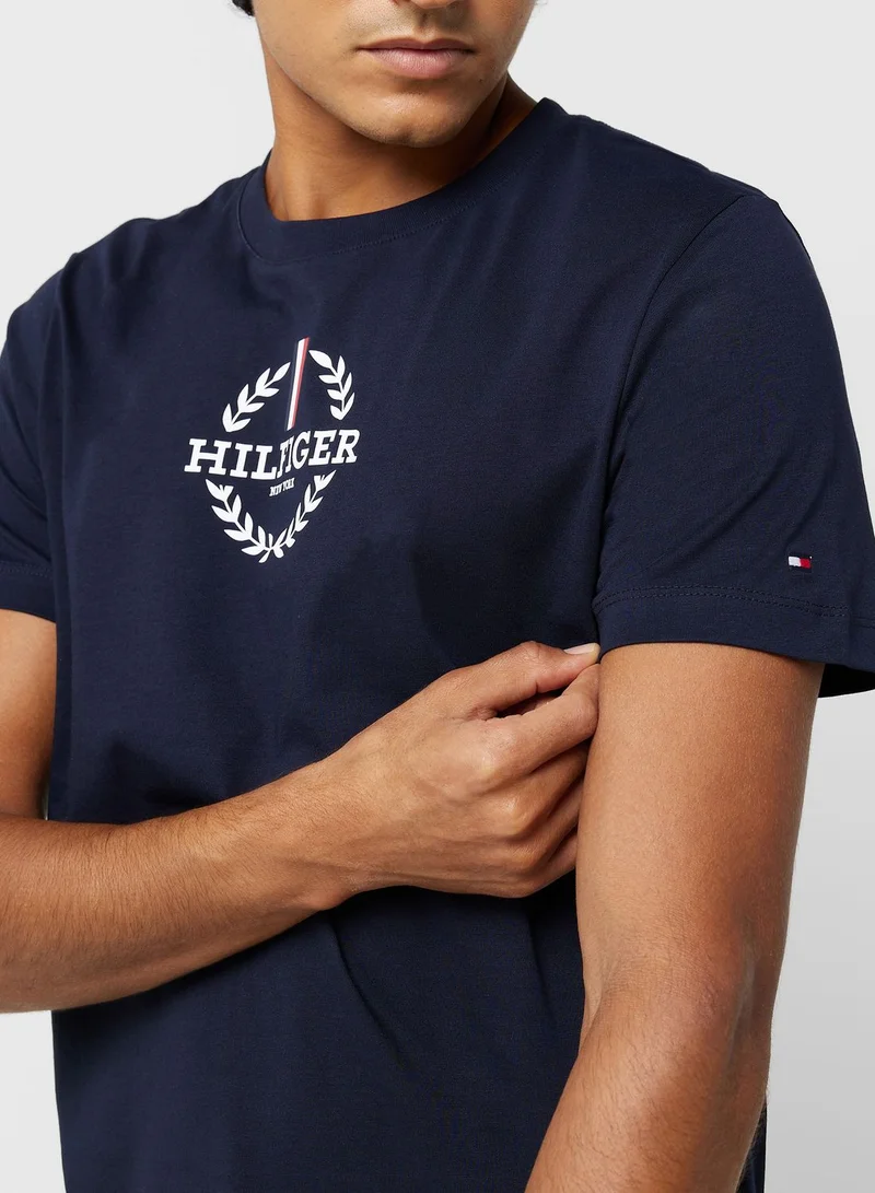 TOMMY HILFIGER Logo Crew Neck T-Shirt