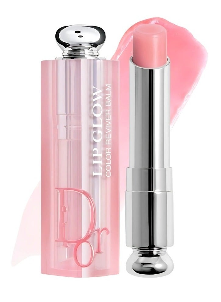 Dior Addict Lip Glow Balm - Shade 001 Pink 3.2g | Hydrating Lip Balm with Color Reviver Technology - Image 1