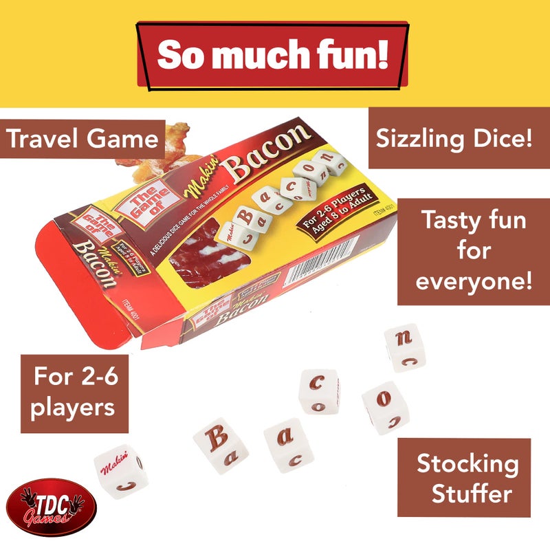 TDC Games Makin’ Bacon Dice Game - Image 2