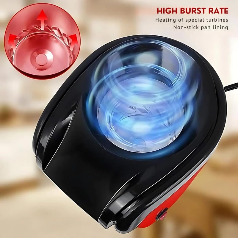 Drumstone (𝐋𝐢𝐦𝐢𝐭𝐞𝐝 𝐓𝐨𝐝𝐚𝐲) Electric Hot Air Popcorn Maker Machine – Oil-Free Fast Healthy Snack Maker, Easy-to-Use Design Perfect for Home Movie Nights 𝟏𝟓 𝐘𝐄𝐀𝐑𝐒 𝐖𝐀𝐑𝐑𝐀𝐍𝐓𝐘 - Image 3