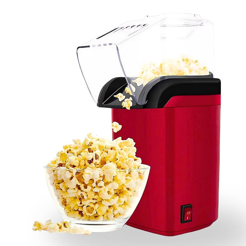 Drumstone (𝐋𝐢𝐦𝐢𝐭𝐞𝐝 𝐓𝐨𝐝𝐚𝐲) Electric Hot Air Popcorn Maker Machine – Oil-Free Fast Healthy Snack Maker, Easy-to-Use Design Perfect for Home Movie Nights 𝟏𝟓 𝐘𝐄𝐀𝐑𝐒 𝐖𝐀𝐑𝐑𝐀𝐍𝐓𝐘 - Image 1