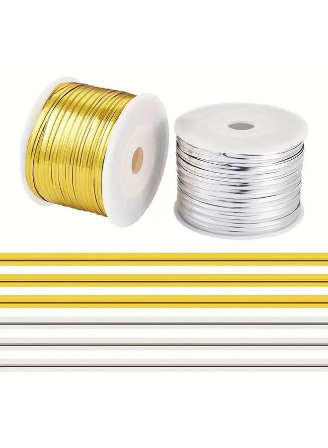 Mixed Color PET Cord Iron Wire Twist Ties 2 Rolls 100 Yards Reusable Cable Organizer - Image 3