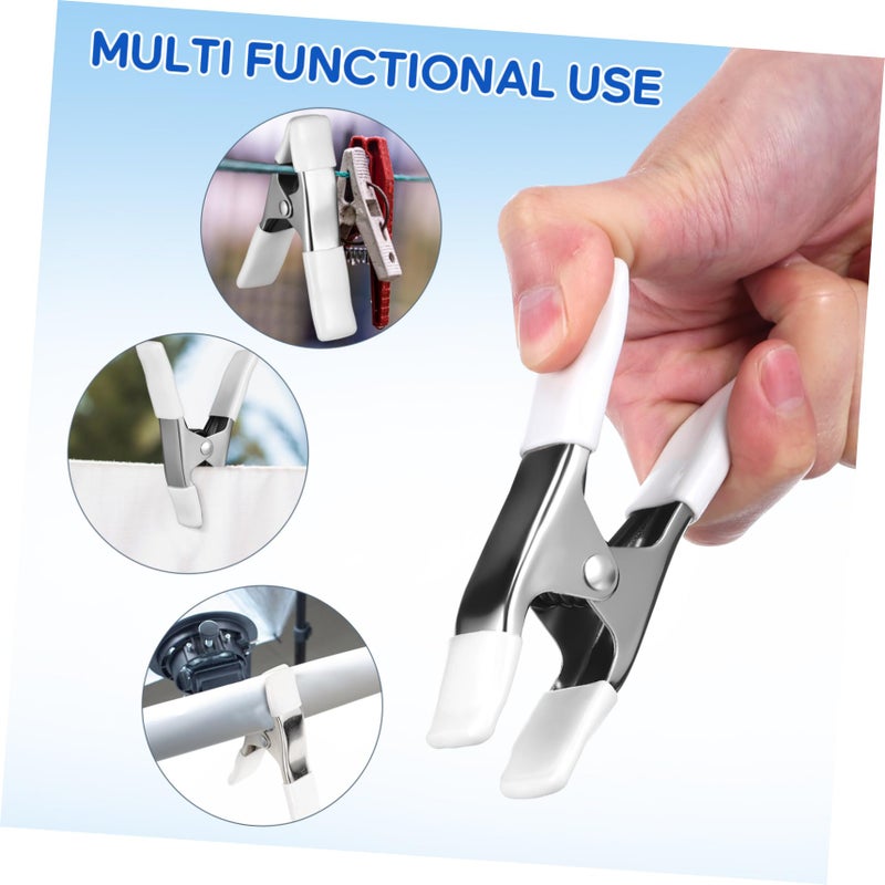 5Pcs Heavy Duty A Shape Spring Clamps For Tarps Photography Backdrop And Crafts - Image 4