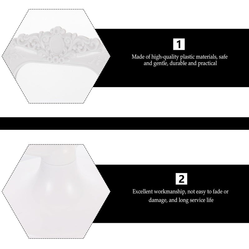 Double Sided 10x15cm White Plastic Photo Frames Set Of 10 Tabletop Menu Display Home Decor - Image 4