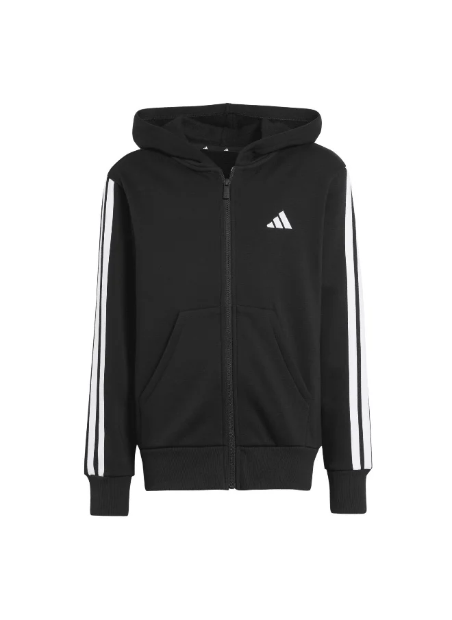 اديداس adidas essentials full zip unisex hooded track top