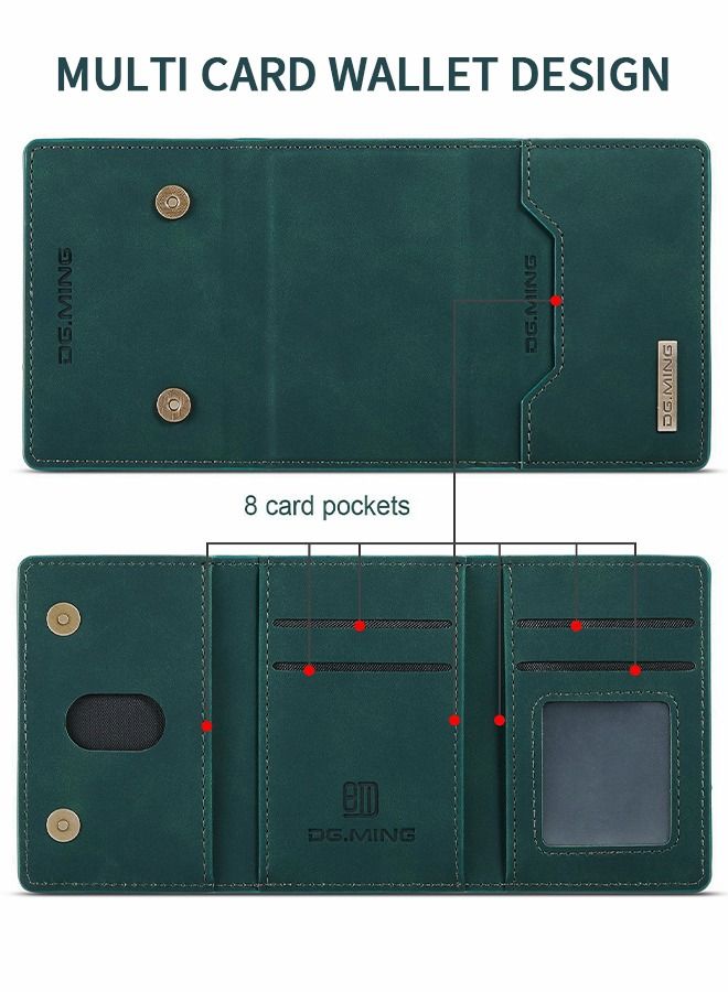 For Iphone 14 Pro Max Case, 2 in 1 Clutch Wallet Cover, Vintage Slim Leather Case Magnetic Detachable Tri-Fold Wallet Phone Shell, Iphone 14 Pro Max 6.7 Leather Case with Card Holder Pocket Slim Case  - Image 4