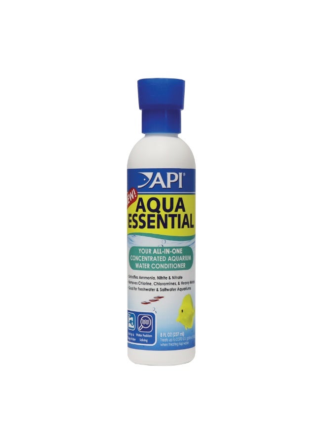 API Aqua Essential 8 oz Aquarium Water Conditioner, 237 ml All-in-One Tap Water Treatment, Removes Chlorine, Chloramine, Ammonia, Nitrite & Nitrate, Instant, Fresh & Saltwater - Image 3
