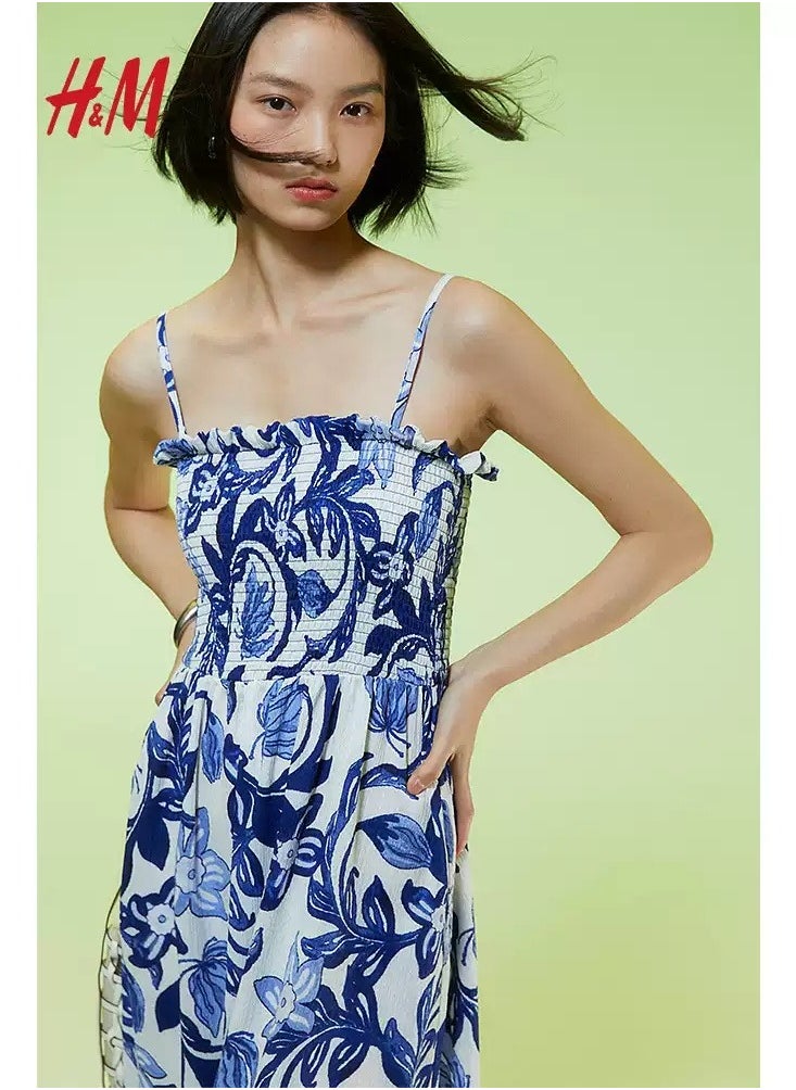 H and M - HM Women's New Loose Lightweight Comfortable Strap Dress - Image 1