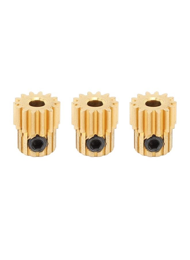Thoraya 3Pcs RC Car Gear Copper M0.8 3.175mm Diameter Remote Control Car Motor Gear Replacement 13T  - Image 5