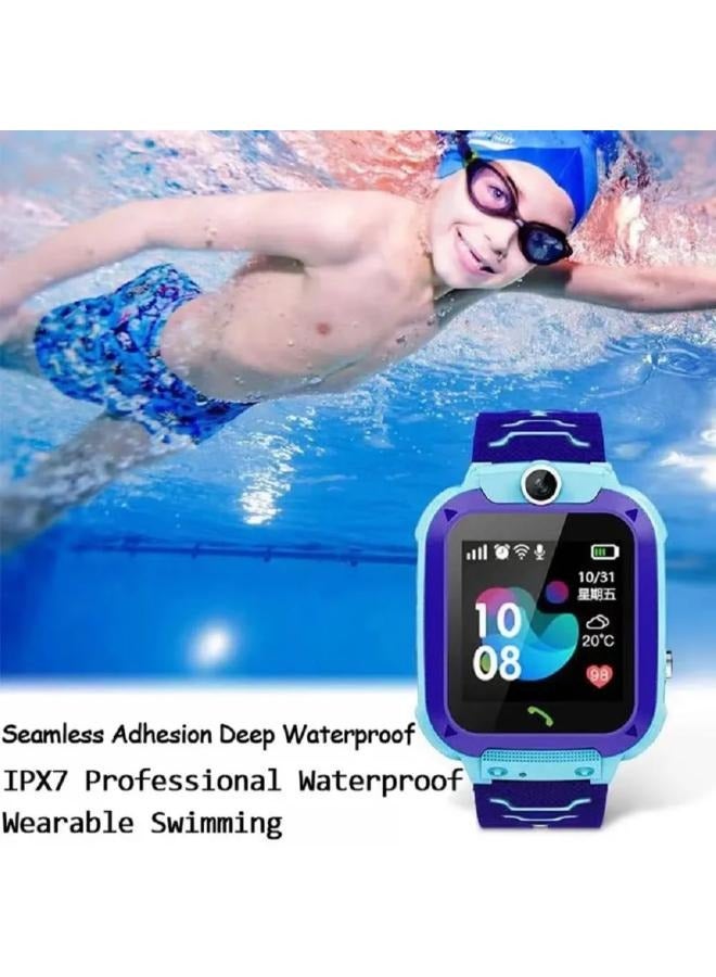 نابي ساعة نابي للأطفال من سن 3 إلى 12 عامًا، شاشة تعمل باللمس، كاميرا دردشة صوتية، عمر بطارية طويل، مقاومة للماء، أفضل هدية للأطفال، ساعة ذكية للأولاد والبنات (أزرق) - Image 4