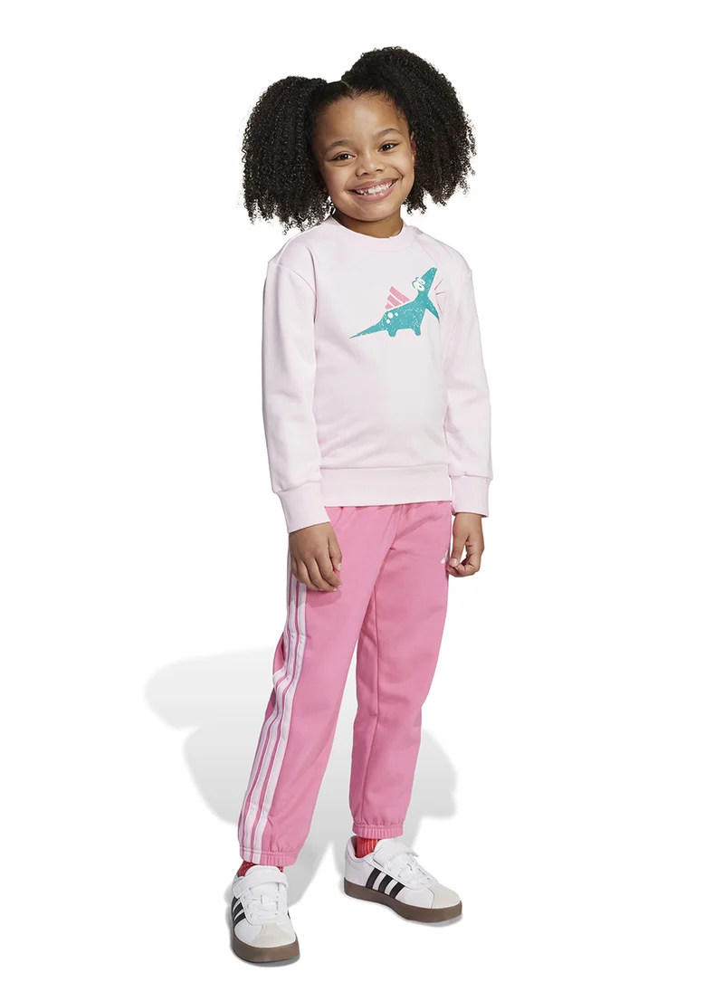 اديداس Kids Seasonal Essential Adiraptor Fleece Jogger Set